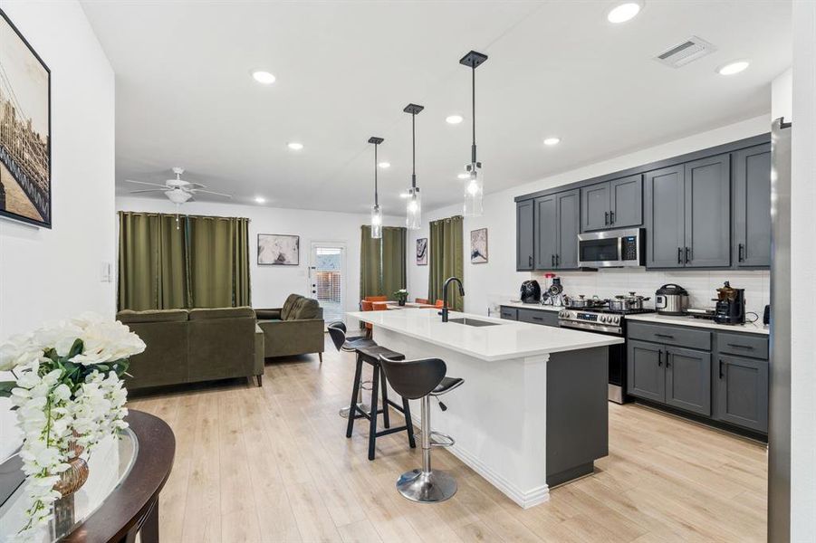 Furnished interior view inside a new home in Gateway Parks, Forney (Image 27).