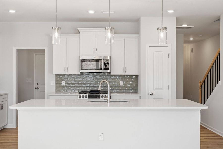 Furnished interior view inside a new home in Sweetbrier, Durham (Image 9).