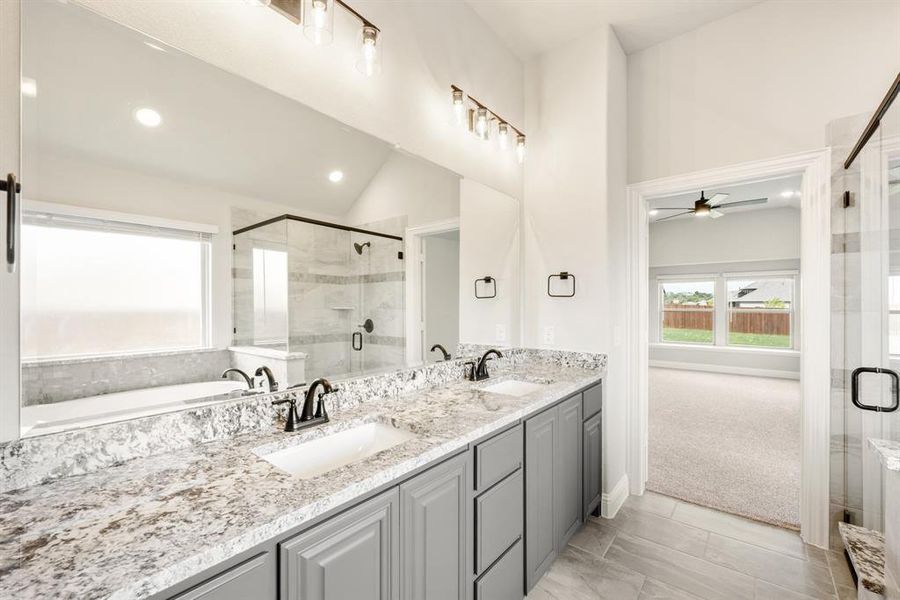 Furnished interior view inside a new home in Parks of Aledo, Aledo (Image 10).