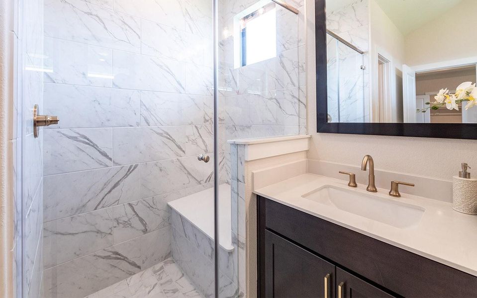 Furnished interior view inside a new home in Pecan Estates, Crosby (Image 18).