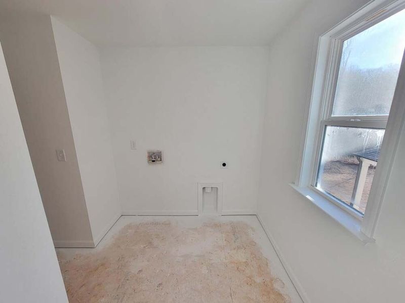 Laundry Room Construction Progress