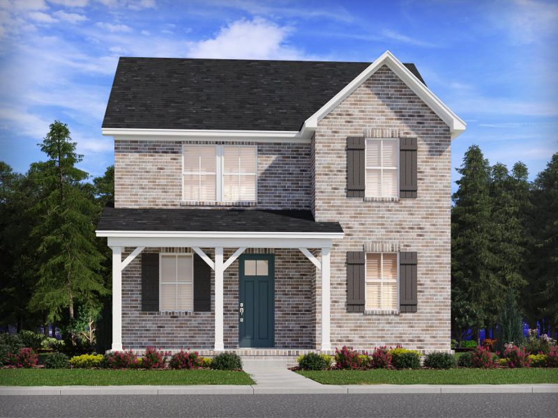 Front exterior of a home in the Benders Cove - Premier Series community, located in Mount Juliet, TN (Image 10).