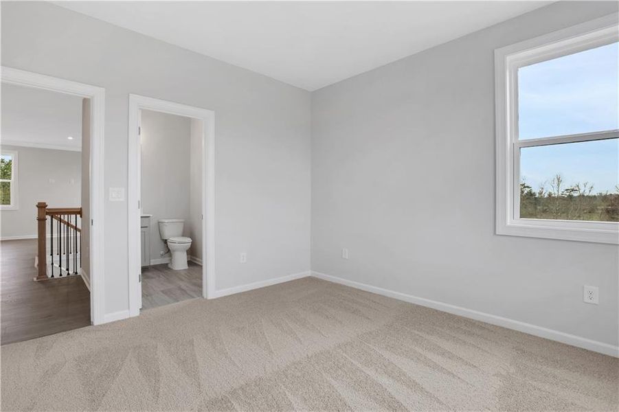 Spacious, unfurnished interior of a new home in Acacia, Cumming (Image 46).