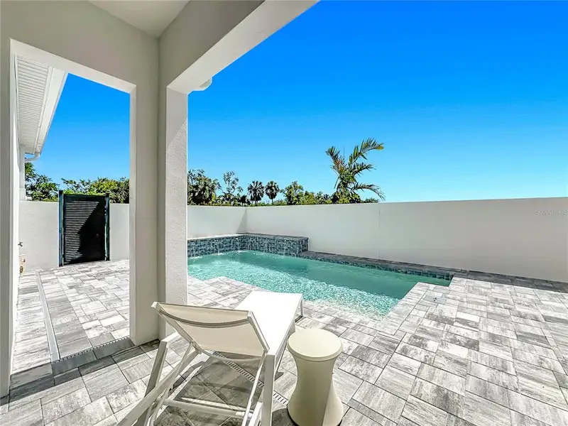 Exterior details and patio area of a home in , Bradenton (Image 39).