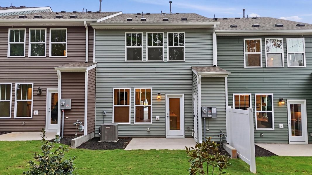 Established charm meets functional outdoor living with a spacious backyard and patio located at Anna's Pointe
