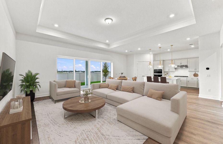 Furnished interior view inside a new home in Riversong, Parrish (Image 9).