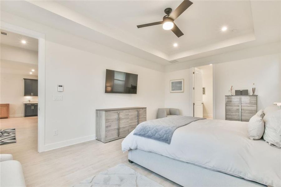 Furnished interior view inside a new home in , Hoschton (Image 27).