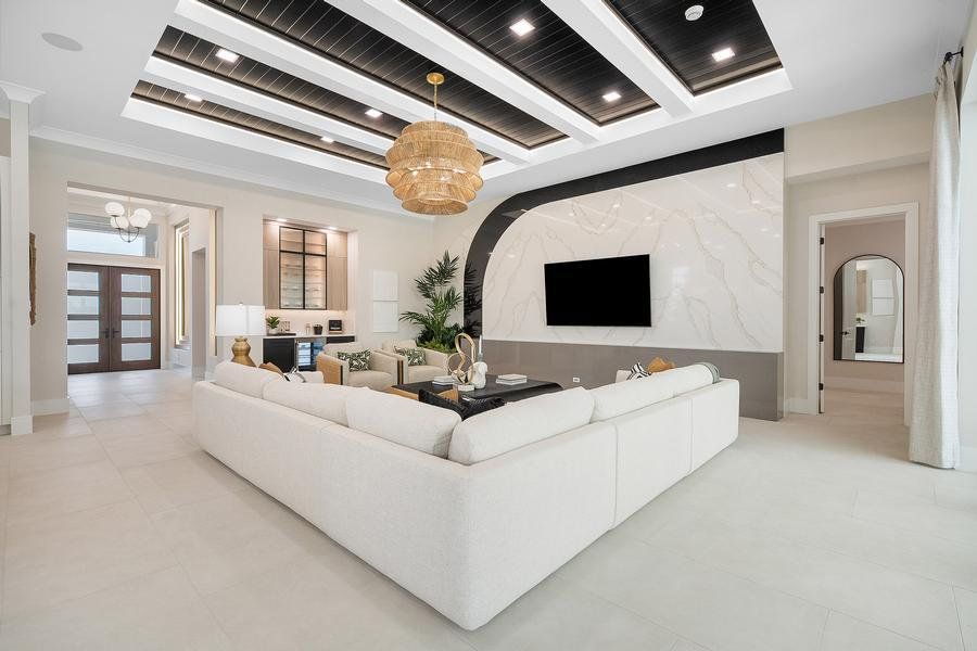 Representative furnished interior of a home built from the Riviera by GHO Homes in The Reserve at Grand Harbor, Vero Beach (Image 17).