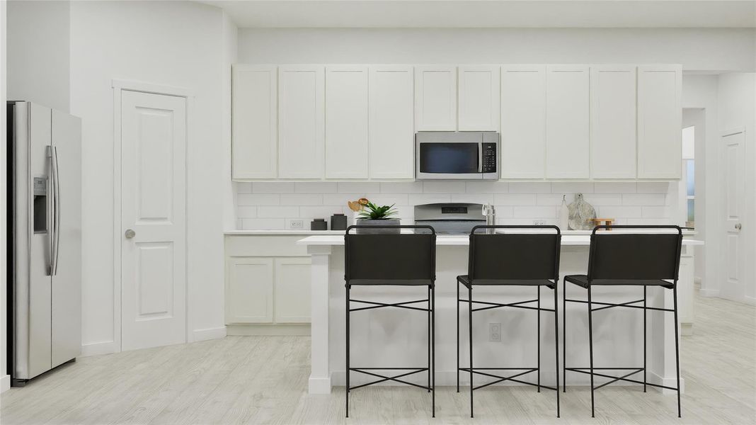 Furnished interior view inside a new home in Thunder Rock, Marble Falls (Image 10).