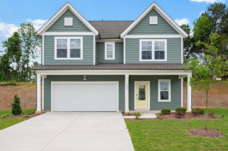 Representative exterior photo of a completed home built from the Blue Satin Sashes by Garman Homes in Spring Valley, Trinity, NC (Image 12).