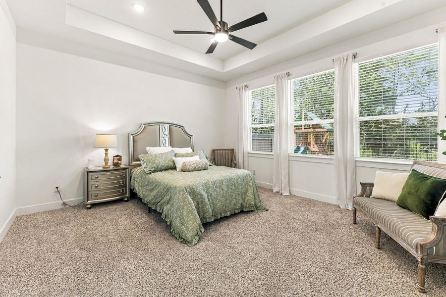 Furnished interior view inside a new home in , Conroe (Image 33).