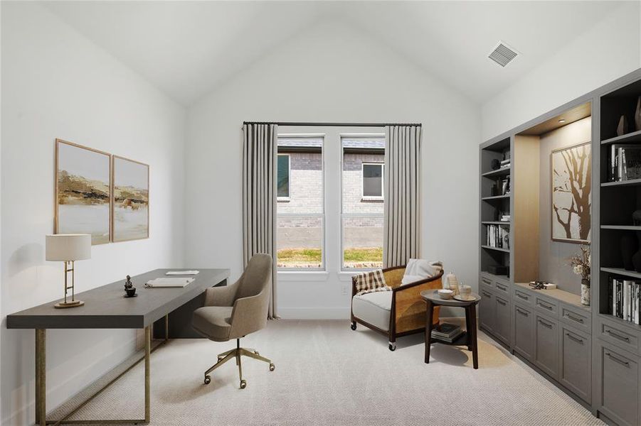 Furnished interior view inside a new home in Talon Hills, Fort Worth (Image 16).