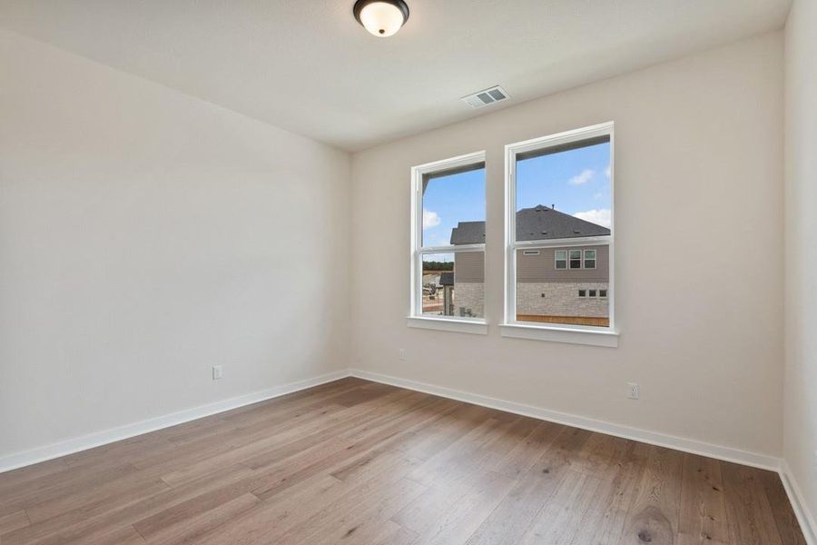Spacious, unfurnished interior of a new home in Park Collection at Heritage, Dripping Springs (Image 27). Spacious, unfurnished interior of a new home in Park Collection at Heritage, Dripping Springs (Image 27).