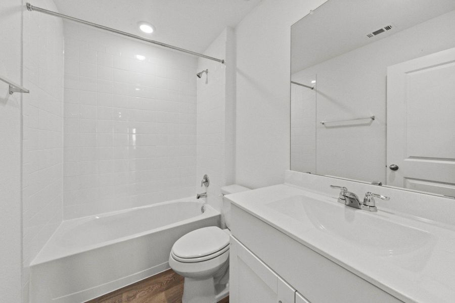 Furnished interior view inside a new home in , San Marcos (Image 9).