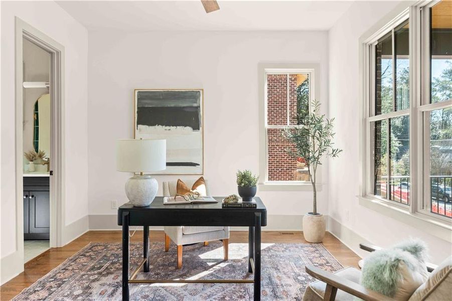 Furnished interior view inside a new home in , Decatur (Image 40).