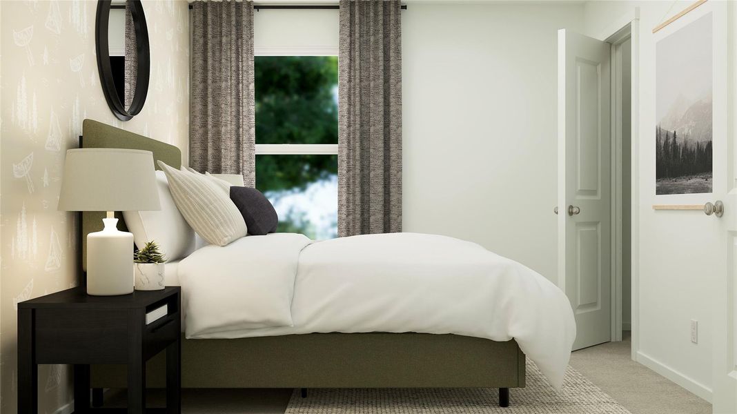 Furnished interior view inside a new home in Firefly Pointe, Hutto (Image 6).