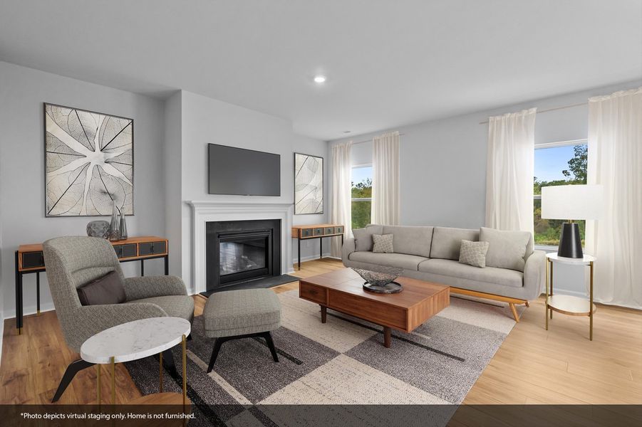 Furnished interior view inside a new home in Bell West, Kernersville (Image 7).