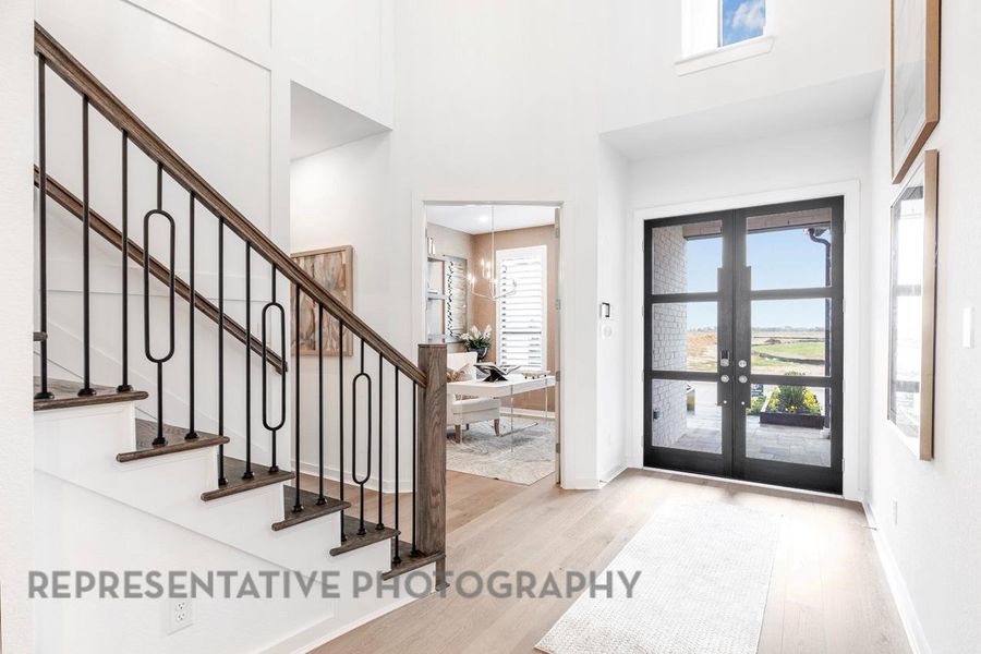 Furnished interior view inside a new home in Jordan Ranch: 65ft. lots, Fulshear (Image 7).