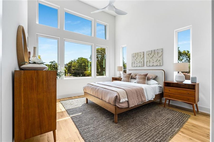 Furnished interior view inside a new home in , Atlanta (Image 37).