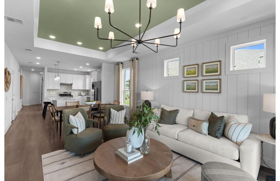 Furnished interior view inside a new home in Del Webb New Braunfels at Veramendi, New Braunfels (Image 15). Furnished interior view inside a new home in Del Webb New Braunfels at Veramendi, New Braunfels (Image 15).