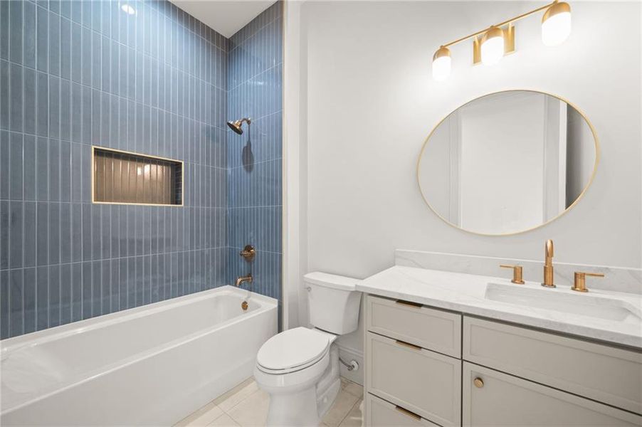 Furnished interior view inside a new home in , Atlanta (Image 19).