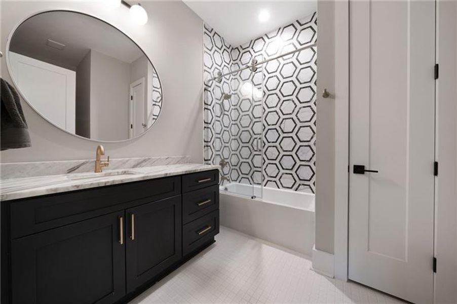 Furnished interior view inside a new home in , Atlanta (Image 36).