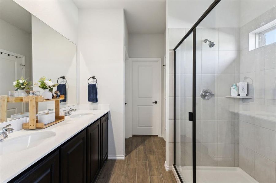 Furnished interior view inside a new home in Solterra, Mesquite (Image 11). Furnished interior view inside a new home in Solterra, Mesquite (Image 11).