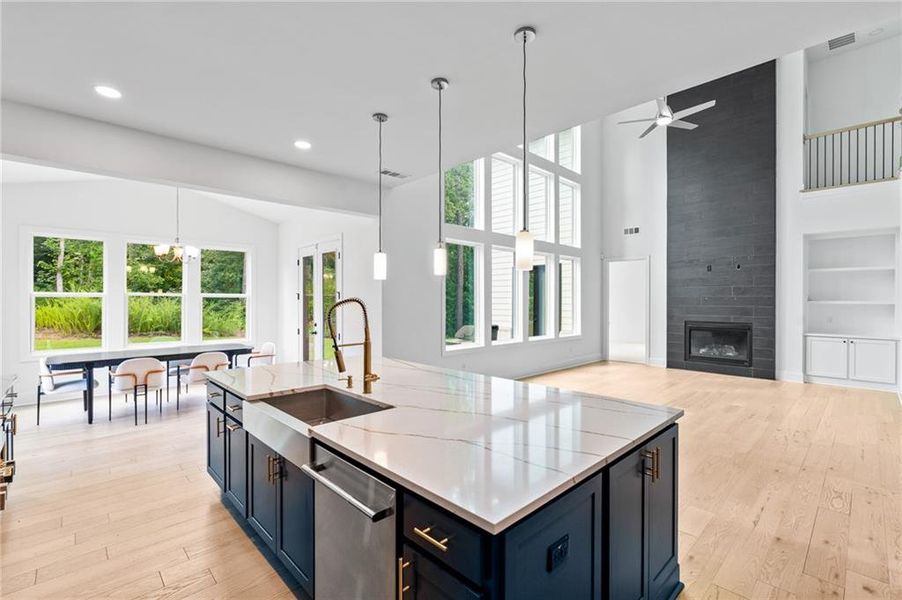 Furnished interior view inside a new home in , Marietta (Image 11).