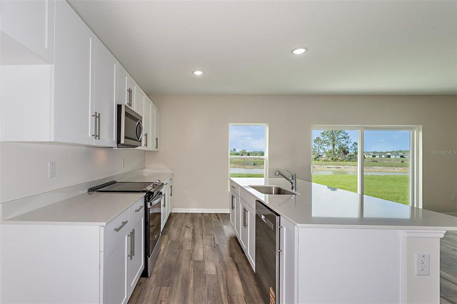 Furnished interior view inside a new home in Scenic Terrace, Haines City (Image 31).