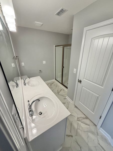 Close-up of interior finishes inside a home in Stonehenge, Manchester (Image 4). Close-up of interior finishes inside a home in Stonehenge, Manchester (Image 4).