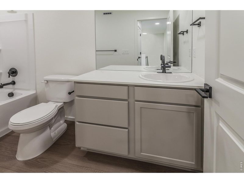 Furnished interior view inside a new home in , Timnath (Image 10).