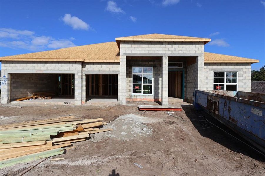In-progress construction of a new home in Ravencliffe, Oviedo, FL (Image 5).