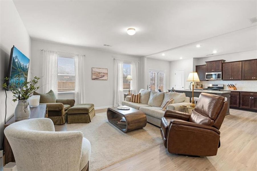 Furnished interior view inside a new home in , Dawsonville (Image 11).