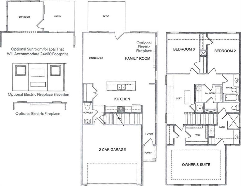 2D floor plan layout of this home in , Dacula, GA (Image 4).