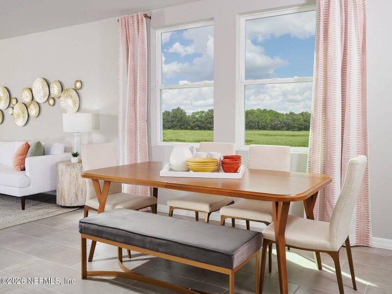 Furnished interior view inside a new home in , Palm Coast (Image 8). Furnished interior view inside a new home in , Palm Coast (Image 8).