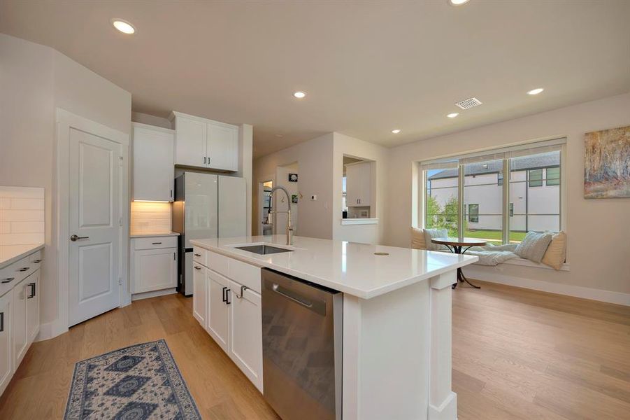 Furnished interior view inside a new home in , Arlington (Image 17). Furnished interior view inside a new home in , Arlington (Image 17).