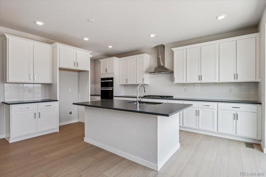 Furnished interior view inside a new home in Prestige Collection at Parkdale Commons, Lafayette (Image 5). Furnished interior view inside a new home in Prestige Collection at Parkdale Commons, Lafayette (Image 5).