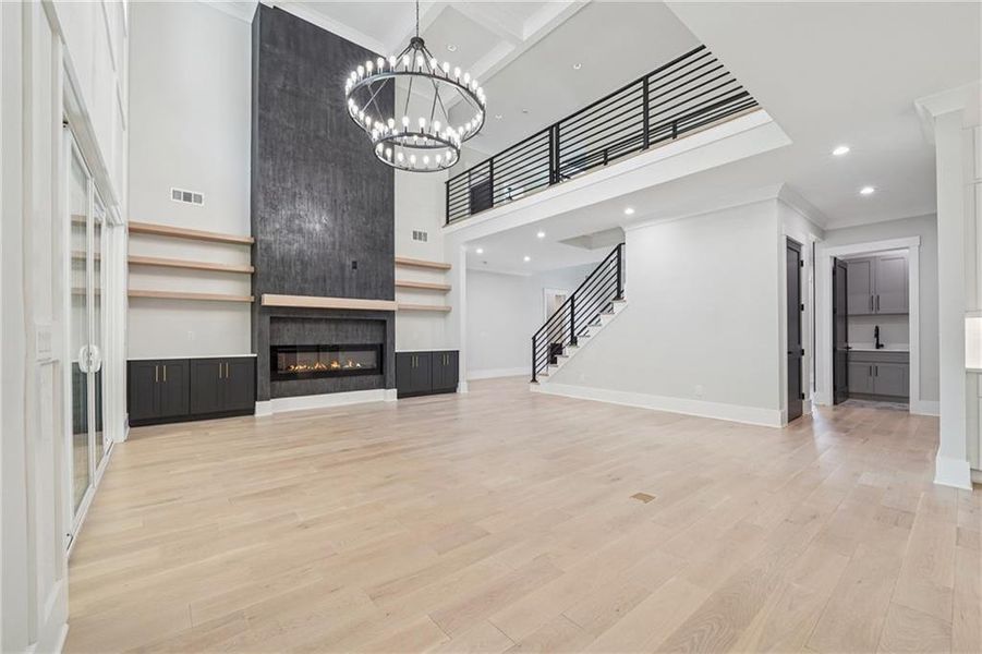 Furnished interior view inside a new home in , Commerce (Image 39).