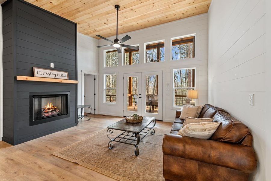 Furnished interior view inside a new home in , Morganton (Image 12).