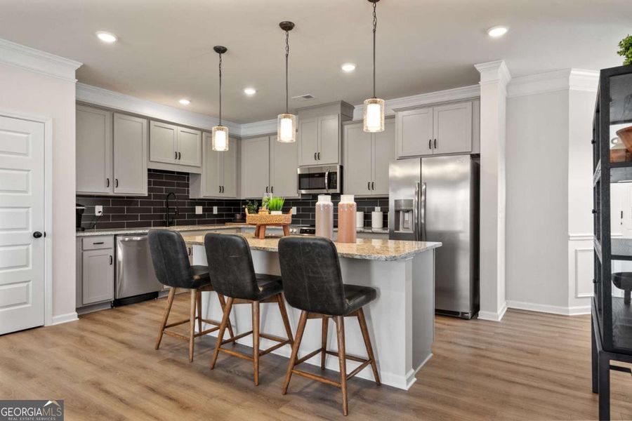Furnished interior view inside a new home in Glendale Towns, Conyers (Image 12).