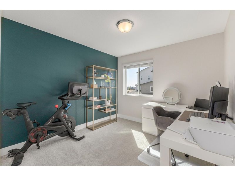 Furnished interior view inside a new home in , Denver (Image 23).