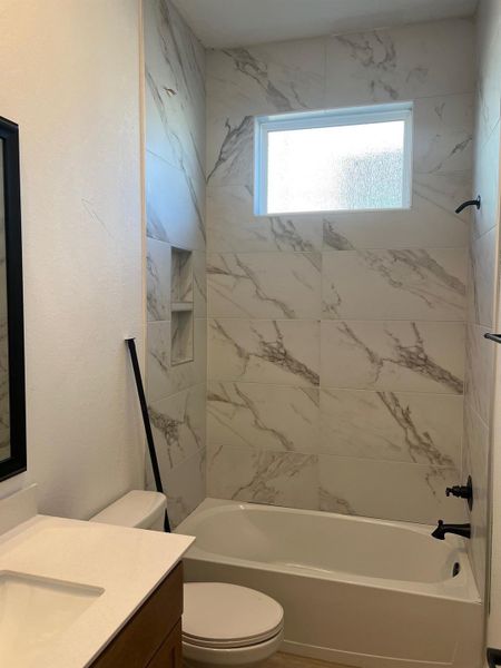 Furnished interior view inside a new home in Wood Leaf Reserve, Tomball (Image 24).