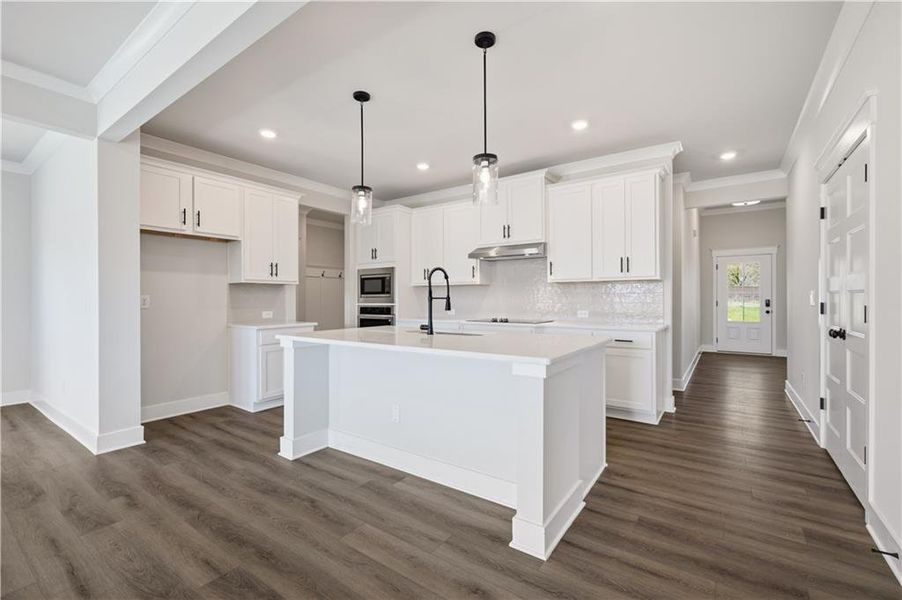 Furnished interior view inside a new home in Garland Meadows, Cartersville (Image 16).