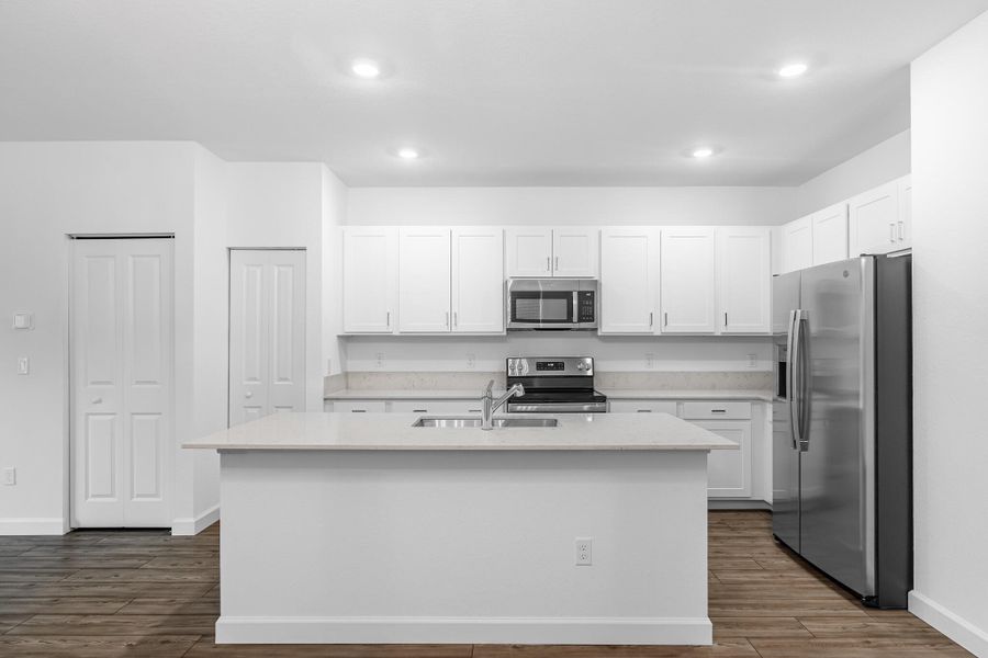 Furnished interior view inside a new home in , Port St. Lucie (Image 5).