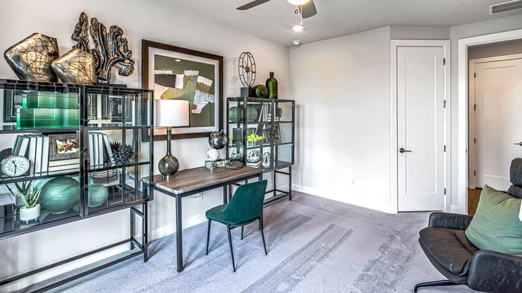 Furnished interior view inside a new home in Avalon at Cypress, Cypress (Image 15).