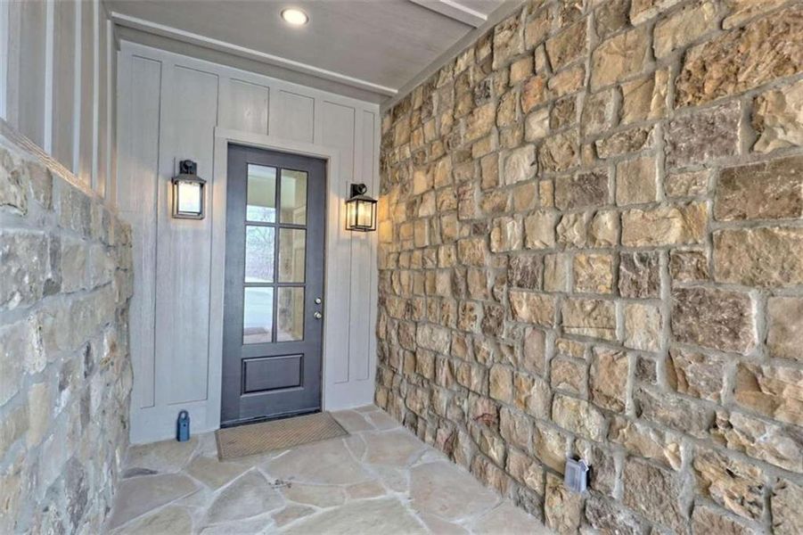 Exterior details and patio area of a home in , Clayton (Image 29).
