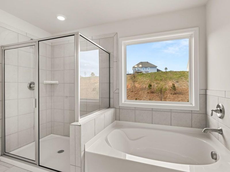 Furnished interior view inside a new home in Haven Abbey, Cumming (Image 14).