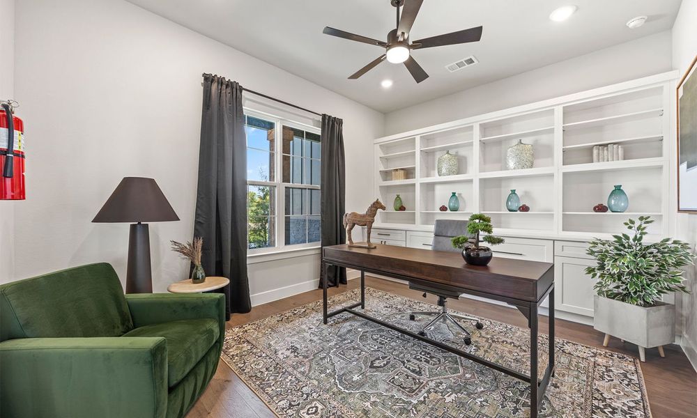 Representative furnished interior of a home built from the Rushmore by Cope Homes in Capitol Hill, Anna (Image 20).