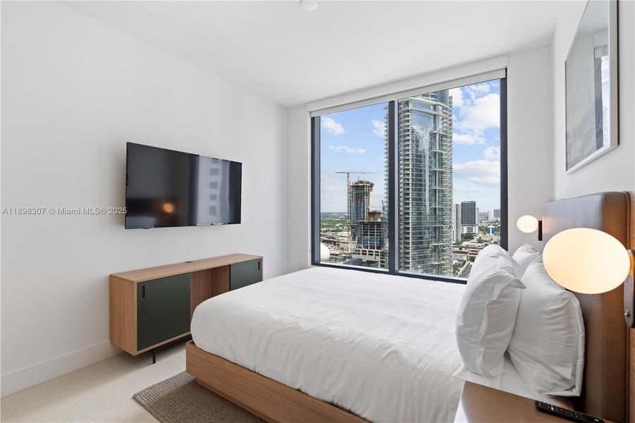 Furnished interior view inside a new home in , Miami (Image 26).