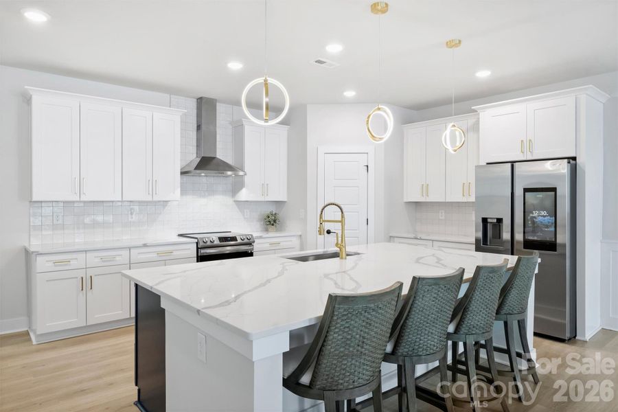 Furnished interior view inside a new home in , Charlotte (Image 29).